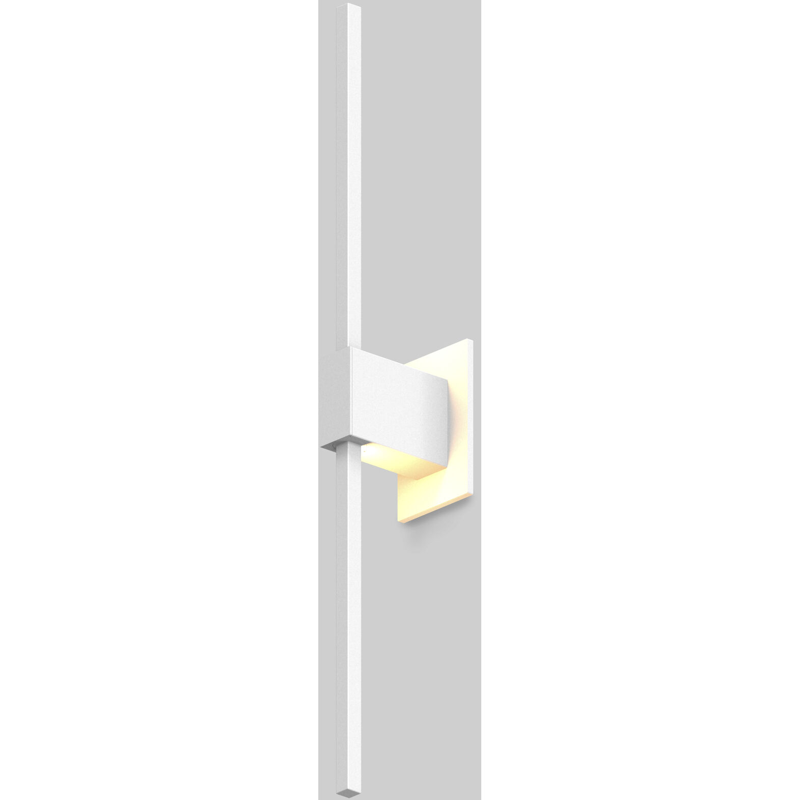 Z-Bar LED 24 inch Matte white Wall Sconce Wall Light, Center Mount